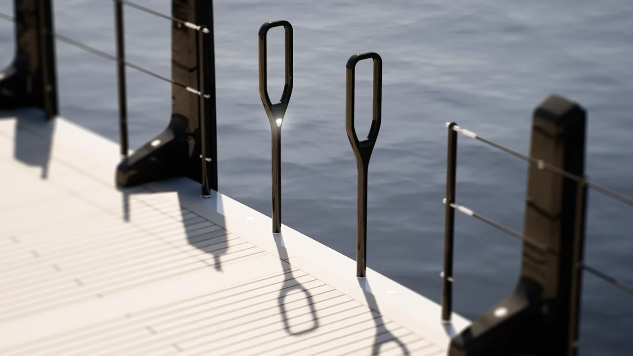 Carbon Fibre Boarding Handle Tec Wire