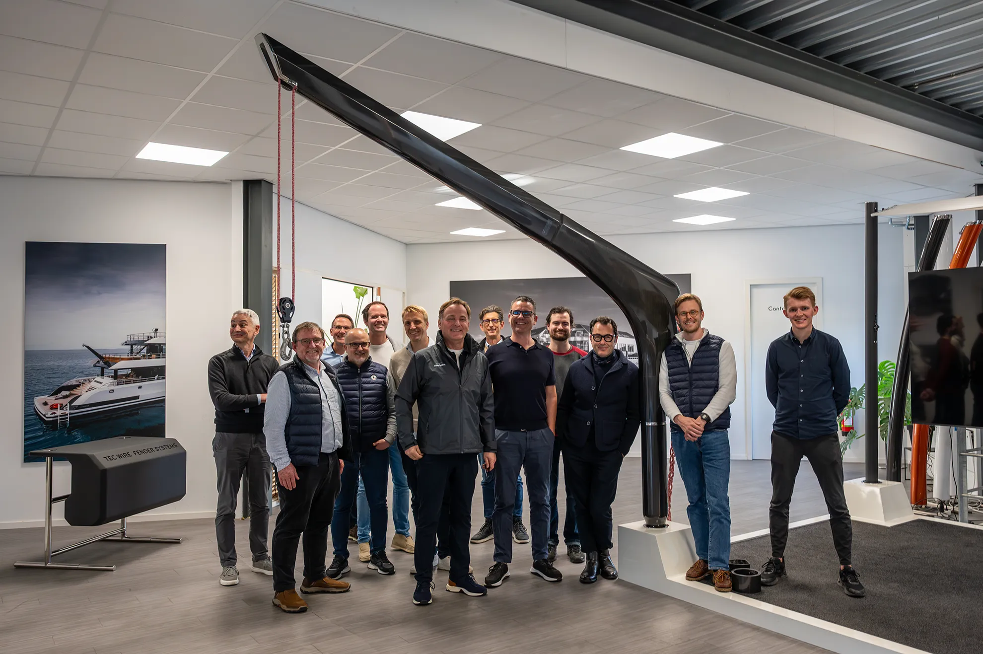Espen Oeino International visiting Tec Wire's Experience Center
