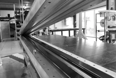 Tec Wire's Carbon Fibre Boarding Ladder is entirely crafted in-house, including the carbon fibre being created from our own aluminium moulds.