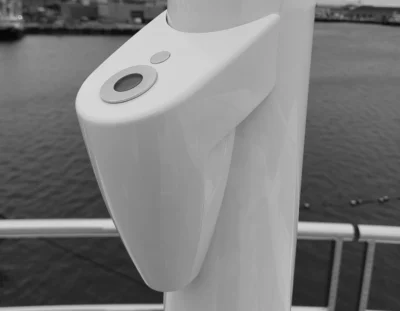 Tec Wire's Magnetic Uplights for Sun Awning Poles for Superyachts