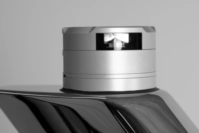 Light on top of the head of the Cabron Fibre Flagpole