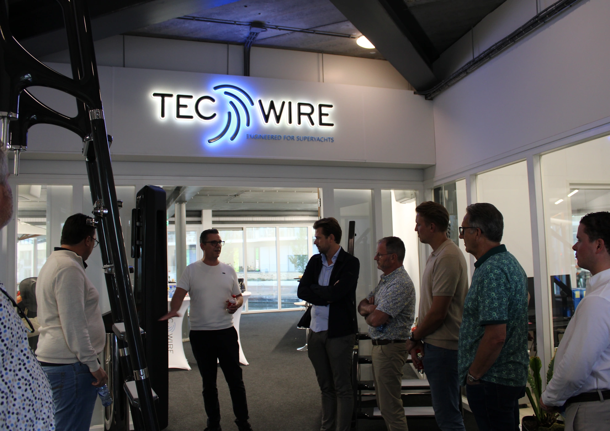 Tec Wire Goes' Visit of OCG Entrepeneurs Club. Carbon Yacht Equipment.