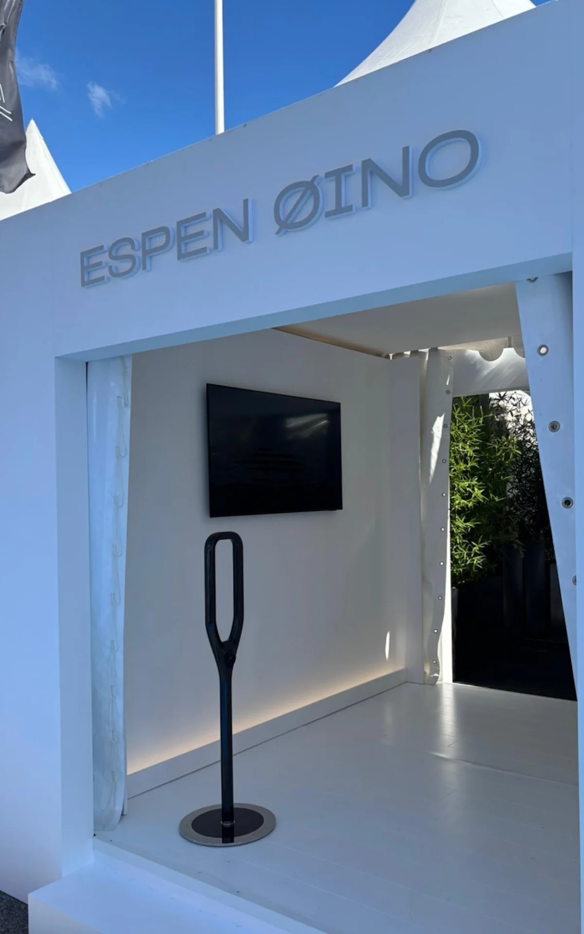 Tec Wire's Carbon Fibre Boarding Handle in collaboration with Espen Oeino at Monaco Yacht Show 2025