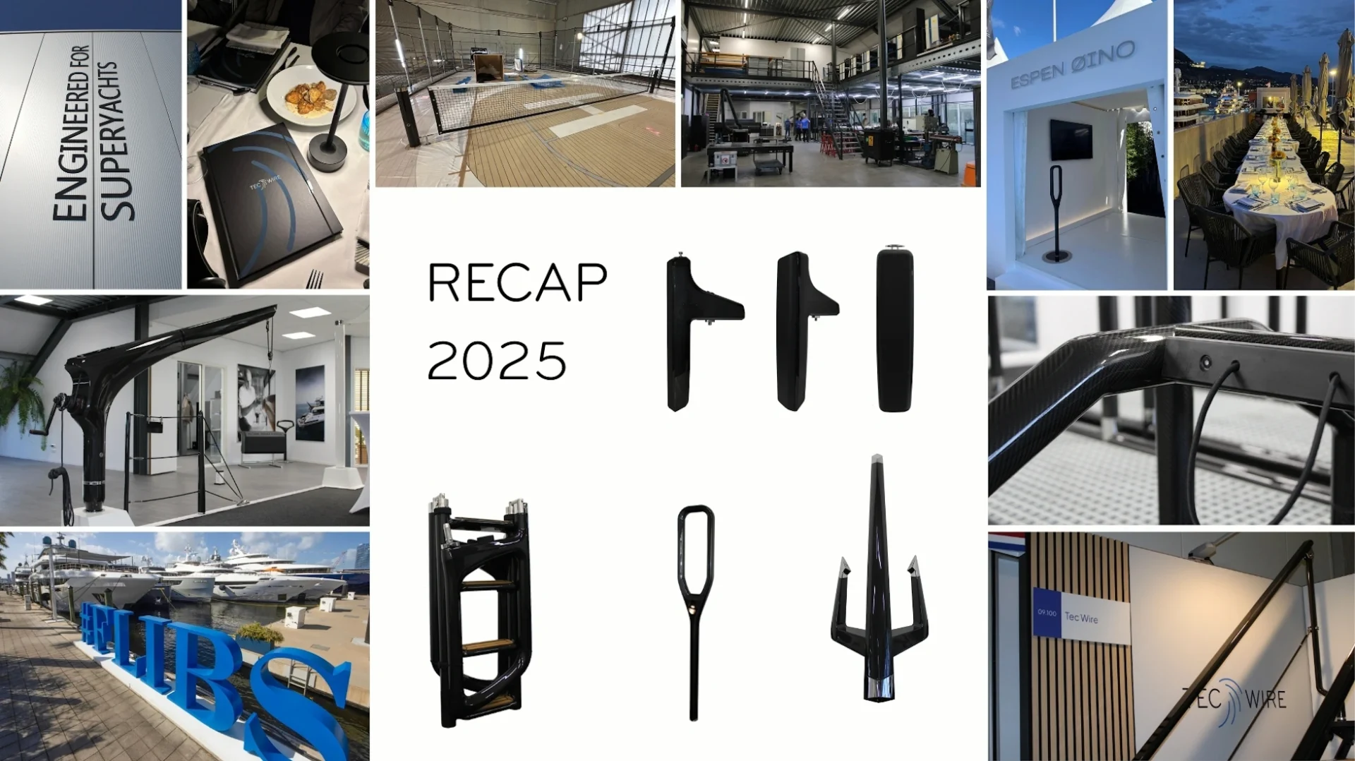 Tec Wire Carbon Equipment for Superyachts - Recap 2025
