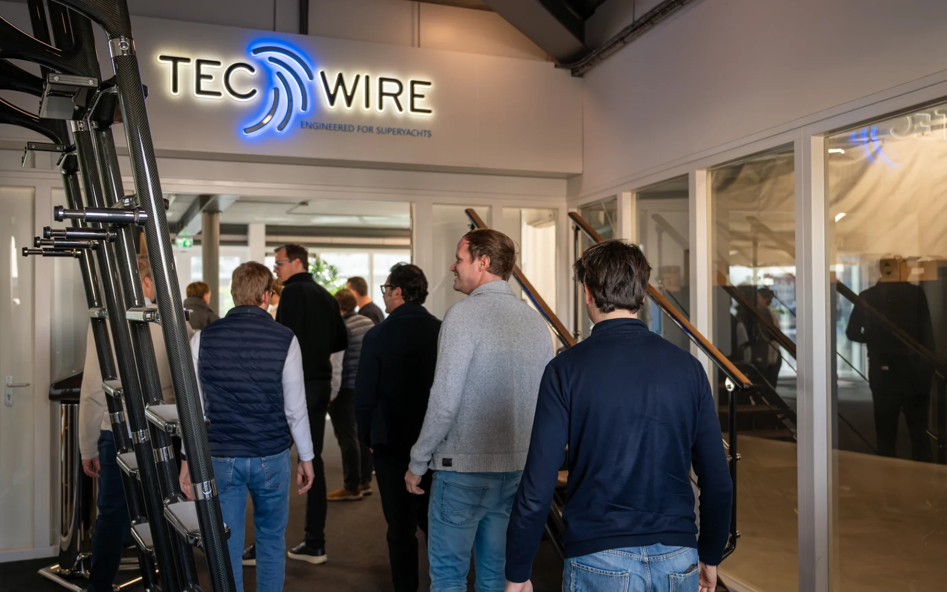 Tec Wire welcoming the team of Espen Oeino International